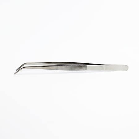 Excel Blades 6" Fine Curved Point Tweezers, Precision Stainless Steel Tweezers 12pk 30415
